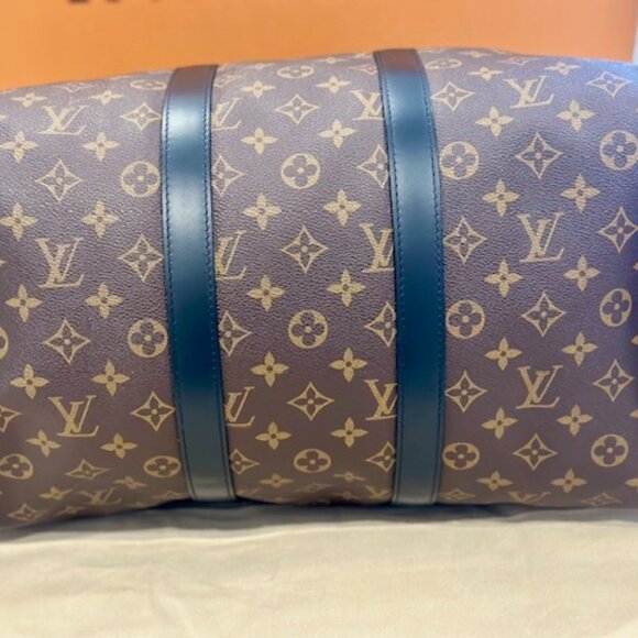 Louis Vuitton Keepall Bandolier Monogram Macassar - Picture 12 of 16